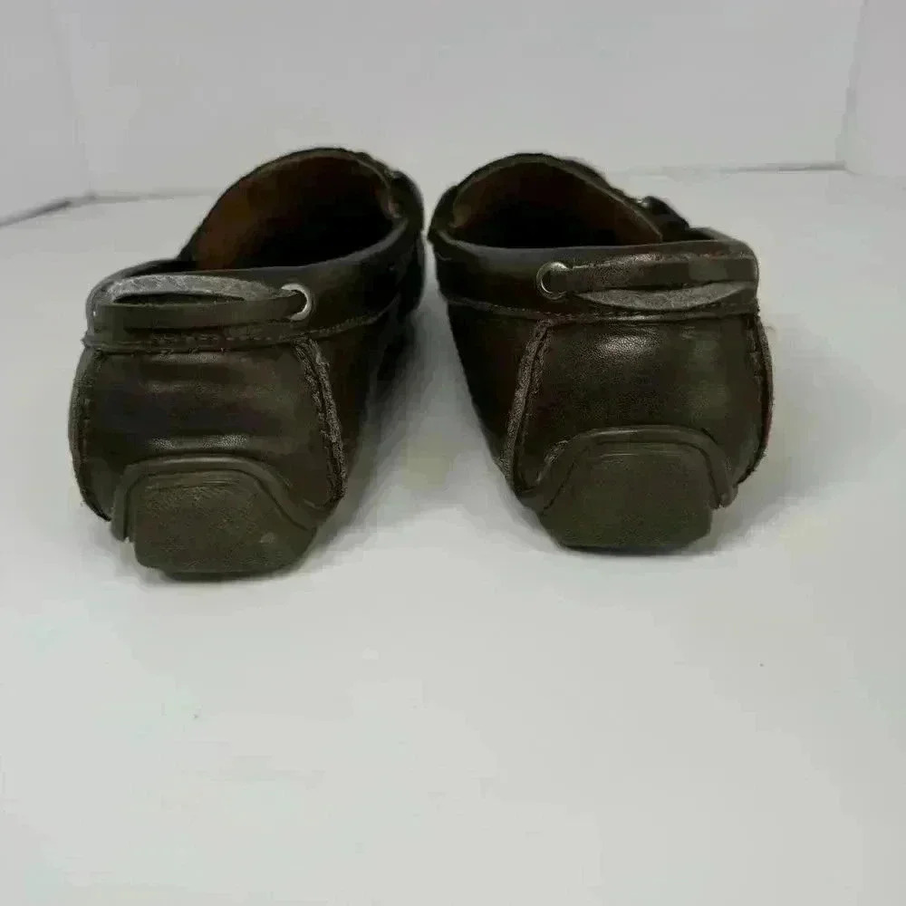 Alfani Len Driver with Bit Loafer Brown Leather Men Size 7M - Picture 4 of 7